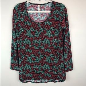 LuLaRoe Lynnae Top Size Medium - I07